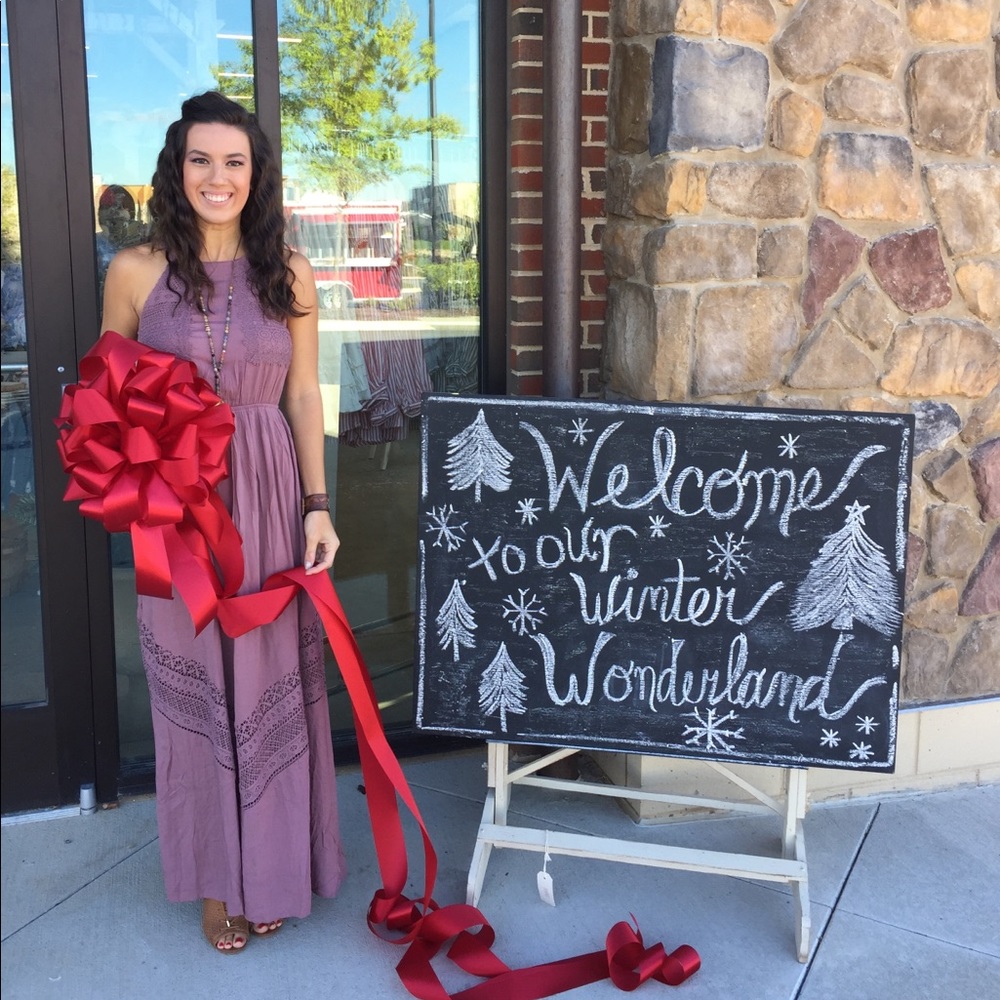 Purple boutique dress